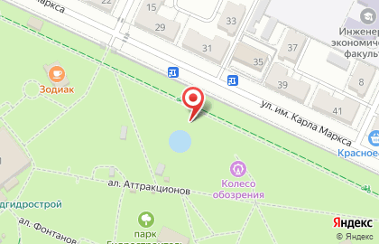 Каток в Волгограде на карте