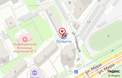 Магазин овощей и фруктов в Индустриальном районе на карте