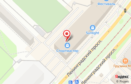 Спортивный магазин Спортмастер в Ангарске на карте