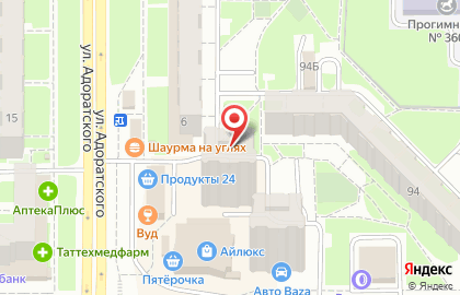 Казанские аптеки, ООО в Ново-Савиновском районе на карте