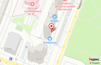 Гифурен на Тарусской улице на карте
