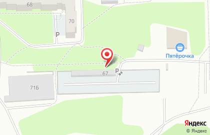 Автостоянка в Перми на карте