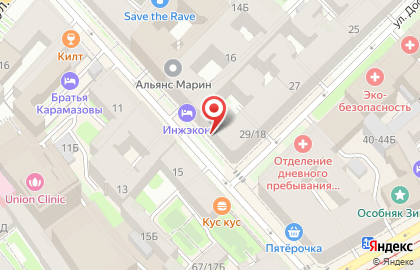 Научно-производственный концерн Промэлектроника на улице Достоевского на карте