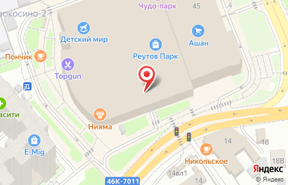 Магазин одежды Твое в Москве на карте