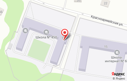 Средняя Общеобразовательная Школа # 450 на карте