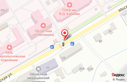 Киоск быстрого питания Русский Аппетит на Московской улице на карте
