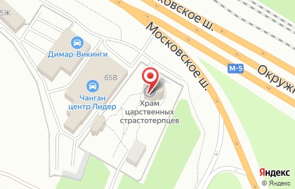 Храм в честь Царственных Страстотерпцев на карте