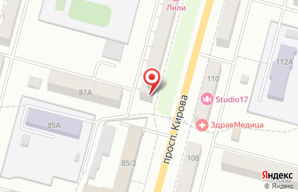Микрокредитная компания АДК на проспекте Кирова на карте