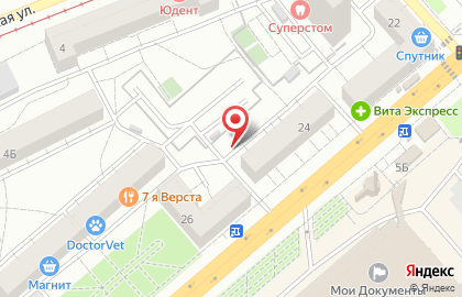 Автостоянка в Саратове на карте