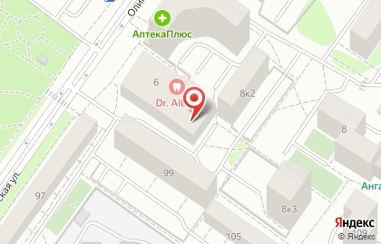 Компания Стройбург на Олимпийской улице на карте