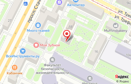 Парикмахерская в Кировском районе на карте