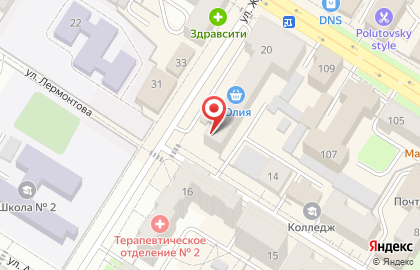 Магазин овощей и фруктов на улице Журавлёва на карте
