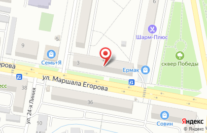 Юридический многофункциональный центр в Оренбурге на карте