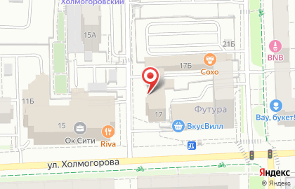 Типография Союз на улице Холмогорова на карте