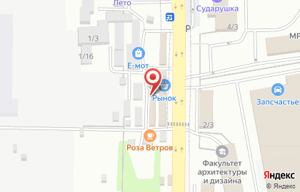 Магазин автотоваров Emex на улице им. Лизы Чайкиной на карте