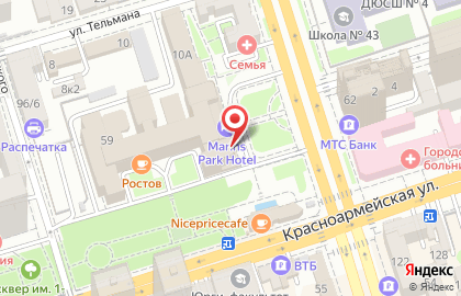 Сервисный центр Samsung в Ростове-на-Дону на карте