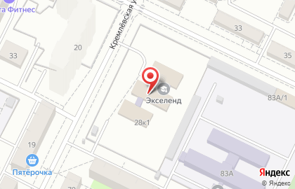 Учебный центр Экселенд на Кремлевской улице на карте