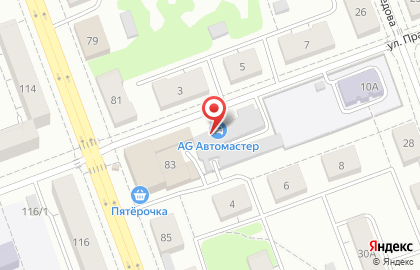 Автосервис Автомастер в Тракторозаводском районе на карте