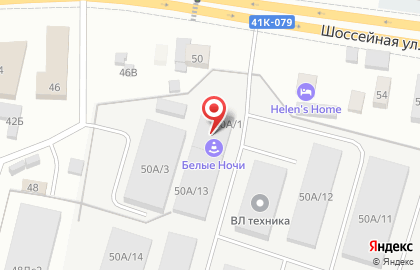 Автошкола БЕЛЫЕ НОЧИ в Янино-1 на карте