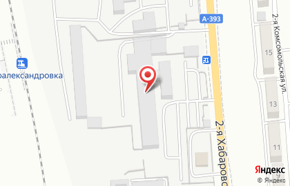 Комбинат стройматериалов на 2-ой Хабаровской улице на карте