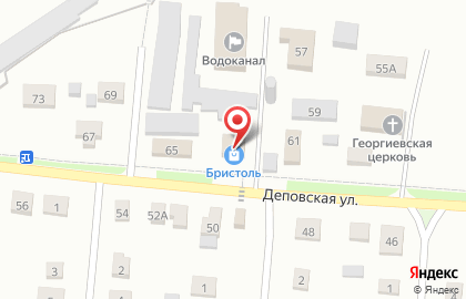 Магазин у дома Бристоль на Деповской улице на карте