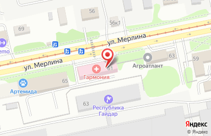 АНИР кровля на карте