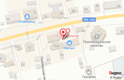 Гипермаркет Магнит на Советской улице на карте