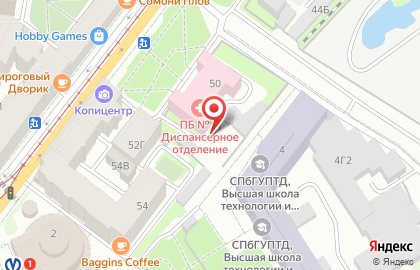 Бабушкины пироги на Старо-Петергофском проспекте на карте