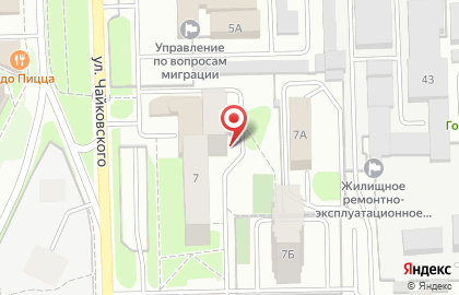 Торгово-сервисный центр Мастер в Курчатовском районе на карте