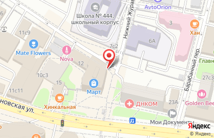 Магазин крафтовых продуктов Зорька и Милка на метро Электрозаводская на карте