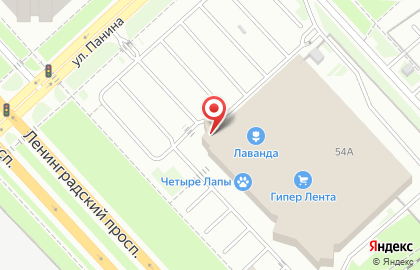 Офис продаж Tele2 на Ленинградском проспекте на карте