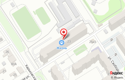 Добрый Дом на Харьковской улице на карте