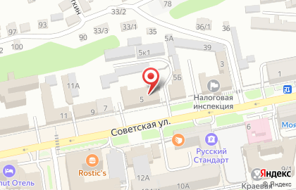 Компания РосПар на Советской улице на карте