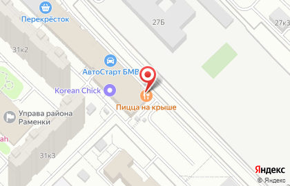 Кафе Пицца на крыше на карте