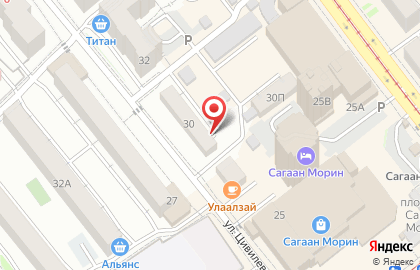 Рассвет в Железнодорожном районе на карте