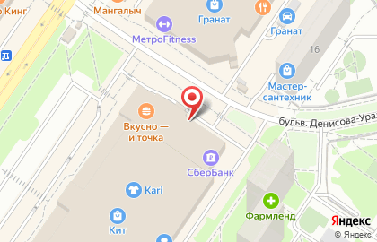ТЦ КИТ в Екатеринбурге на карте
