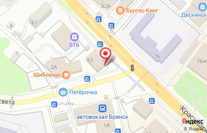 Аптека Сердце Брянска в Брянске на карте