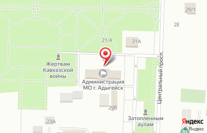 Общественная организация ветеранов войны труда, вооруженных сил и правоохранительных органов Республики Адыгея на карте