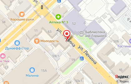 Октябрьский районный суд на улице Ленина на карте