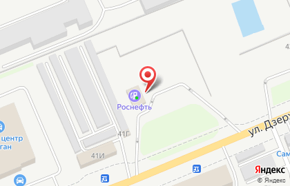 Роснефть-Курганнефтепродукт на улице Дзержинского на карте