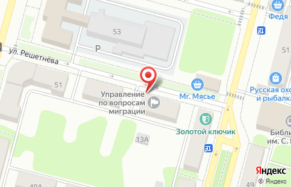 УФМС, Отдел Управления Федеральной миграционной службы России по Красноярскому краю в г. Железногорске на карте