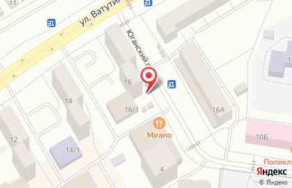 Магазин по продаже цветов на ул. Ватутина, 16/2 на карте