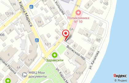 Магазин в Астрахани на карте