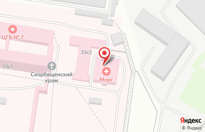 Центральная городская больница №7 на улице Вилонова на карте