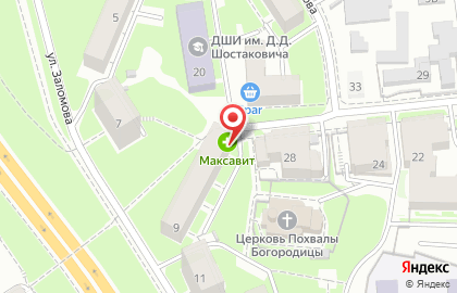 Магазин АвосьКа в Нижегородском районе на карте