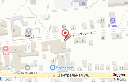 Мебельный салон Мебель для Вас на улице Гагарина на карте
