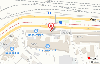 Продовольственный магазин Янта на улице Тулаева на карте