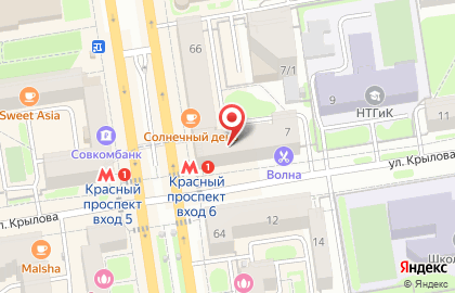 Всемайки.ру на Красном проспекте на карте