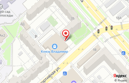 Салон-парикмахерская Блеск на Спортивной улице на карте