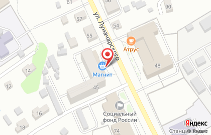 Супермаркет Магнит в Ростове на карте